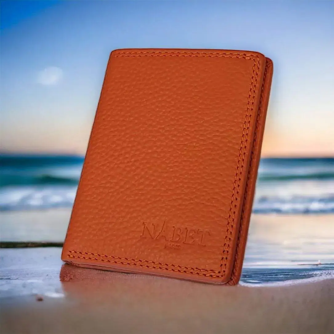 ארנק SLIM RFID כתום מגנט
